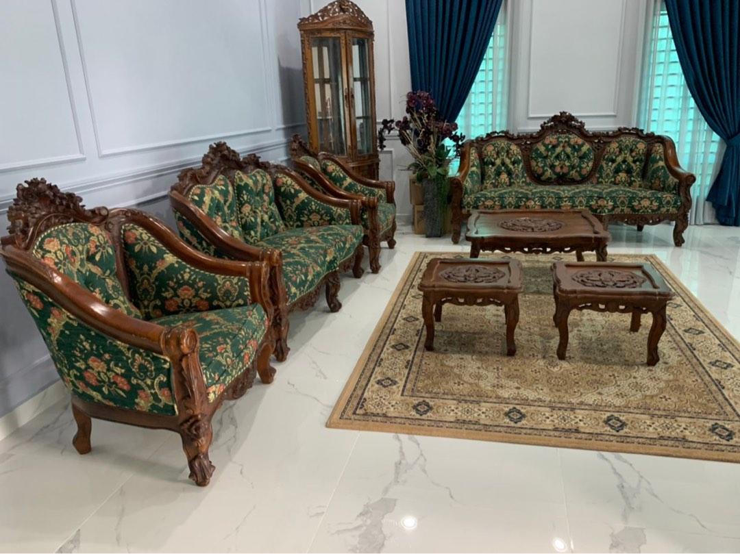 Sofa Set, Furniture & Home Living, Furniture, Sofas on Carousell