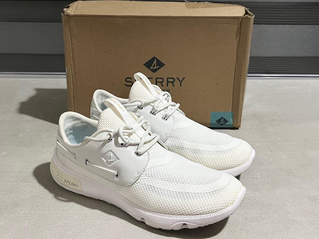 Sperry 7 seas carbon white discount