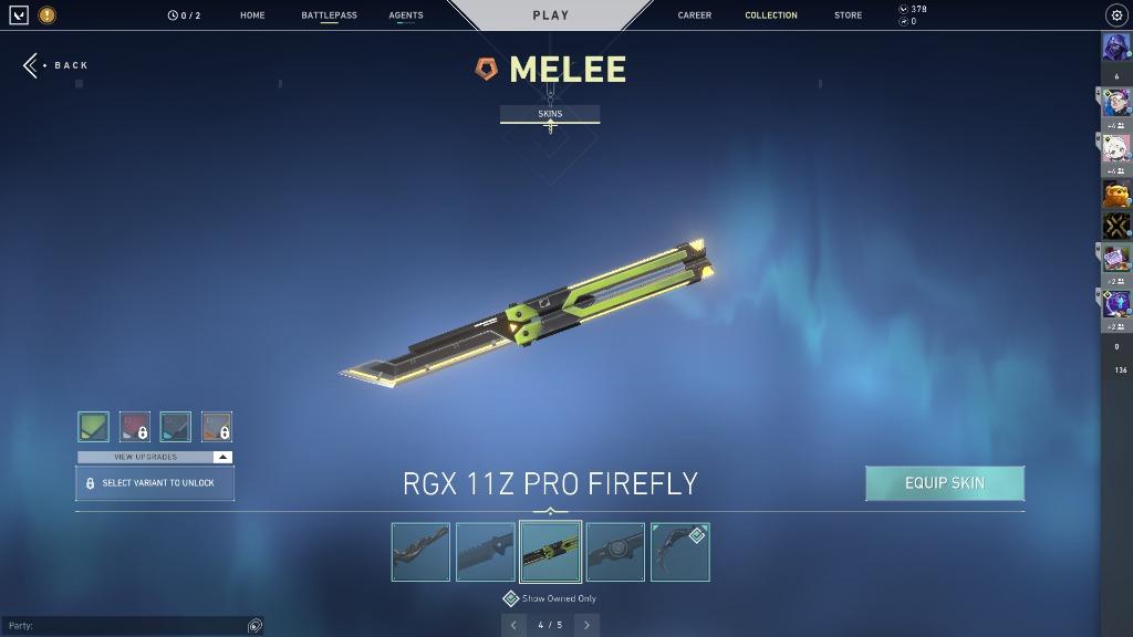 Stacked Valorant Account Reaver 2.0 & RGX 11Z Pro Bundles 18 VP Skins ...