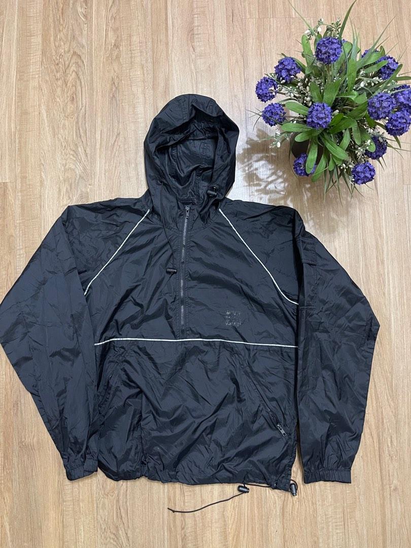 Stussy light half zip jacket, Men's Fashion, Coats, Jackets and Outerwear  on Carousell