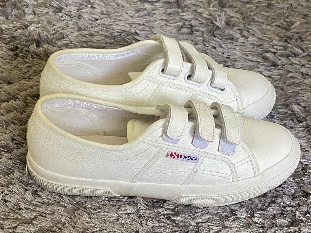 Superga white strap top