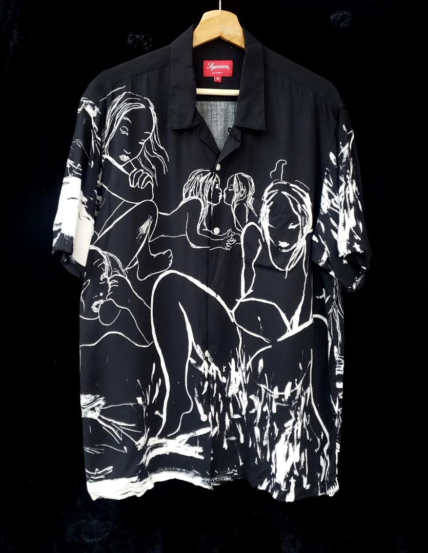 Supreme Rita Ackermann Rayon SS shirt nike