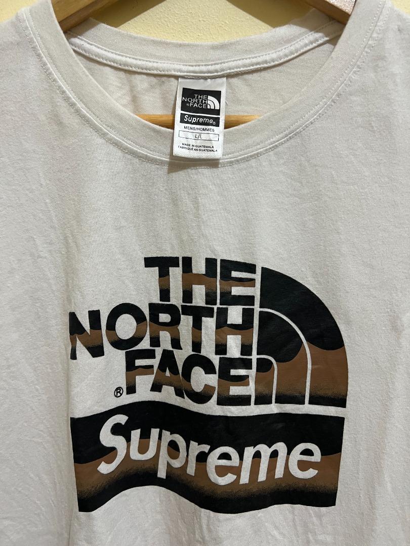 Supreme X The North Face Big Logo T-Shirt In White, Men'S Fashion, Tops &  Sets, Tshirts & Polo Shirts On Carousell