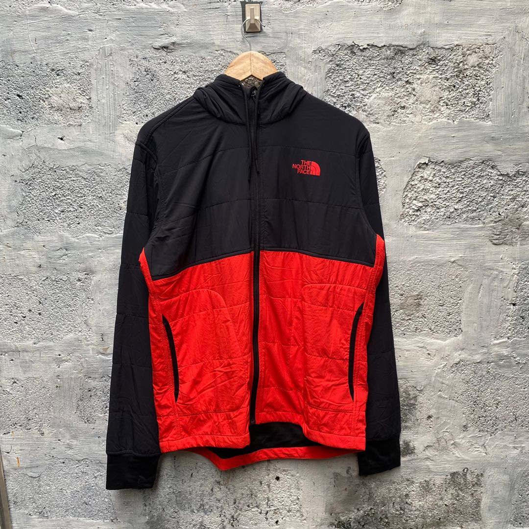 North face red cheap and black windbreaker