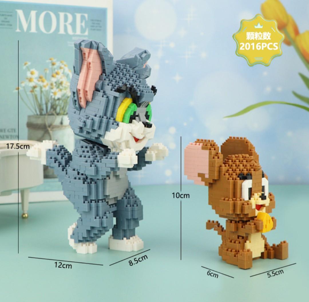 Jerry Block Tom & Jerry blocks assembling puzzle Limited edition new stock Tom and ...