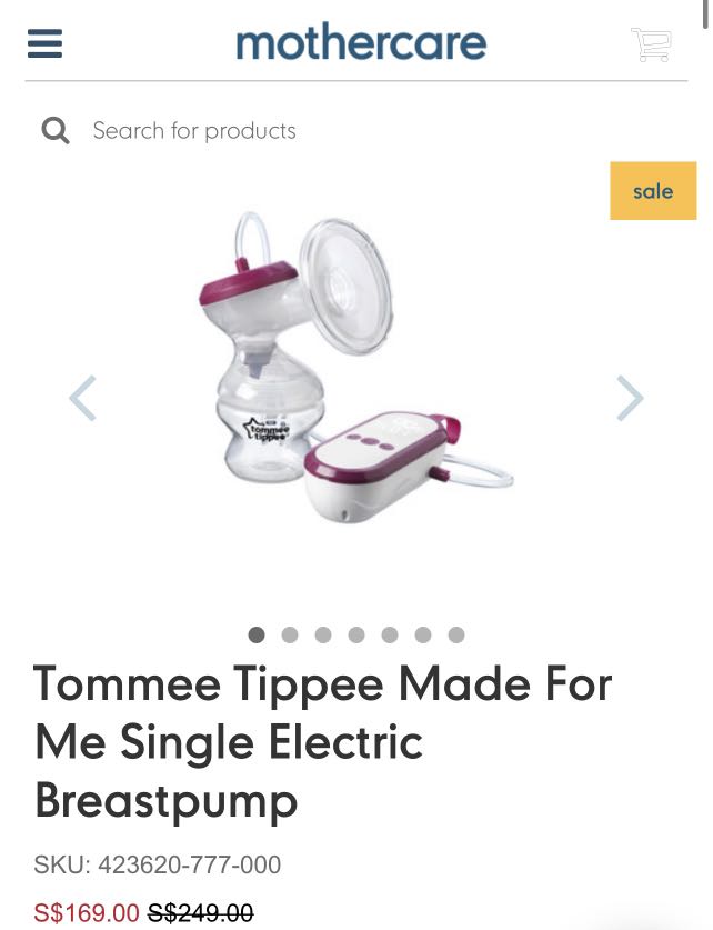 TOMMEE TIPPEE ELECTRIC BREAST PUMP Babies Kids Nursing