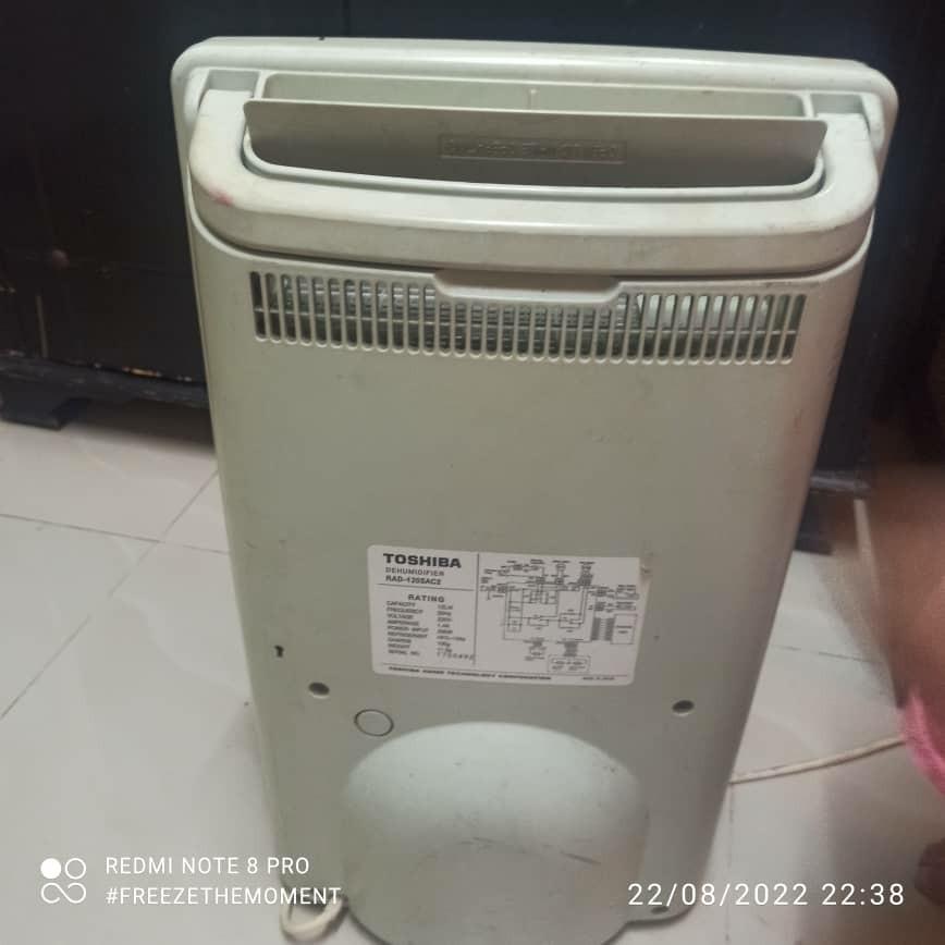 Toshiba dehumidifier made in japan, TV & Home Appliances, Air Purifiers