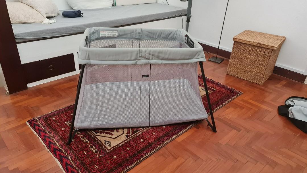 Travel bed Babybjorn, Babies & Kids, Baby Nursery & Kids Furniture