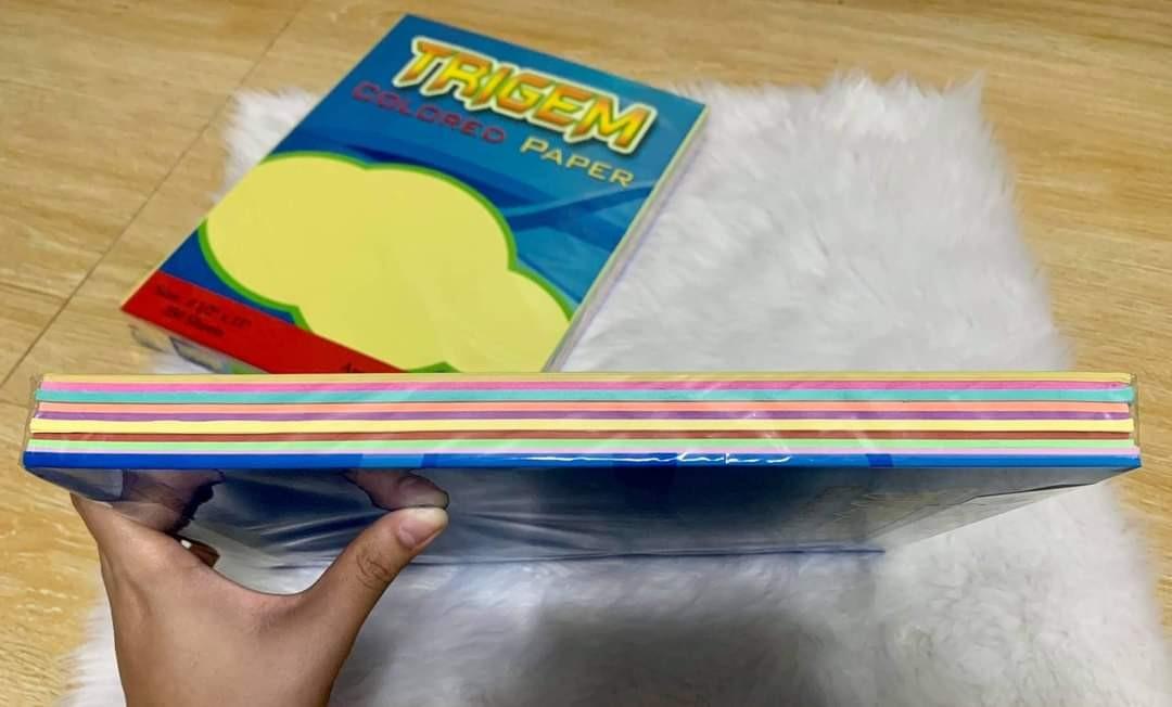 Trigem Colored Paper, Hobbies & Toys, Stationary & Craft, Stationery