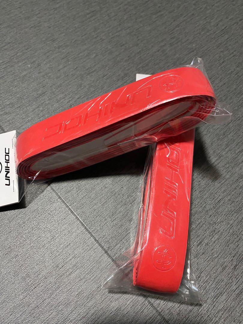 Unihoc Top Grip Red Floorball Grip Tape, Sports Equipment, Other Sports