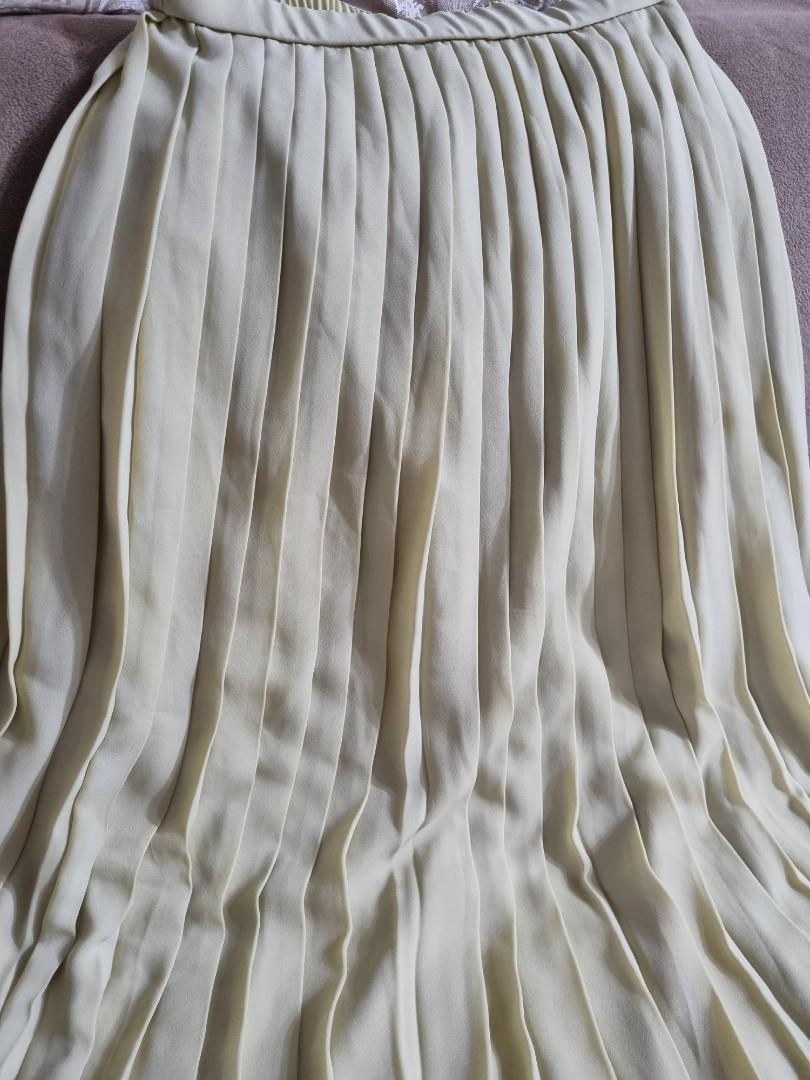 Giani Pleated Skirt - Yellow