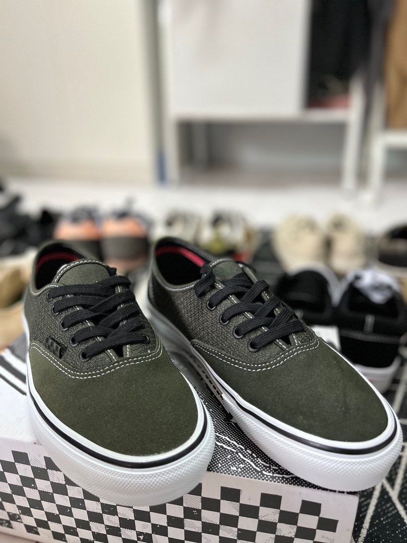 Vans era on sale forest green