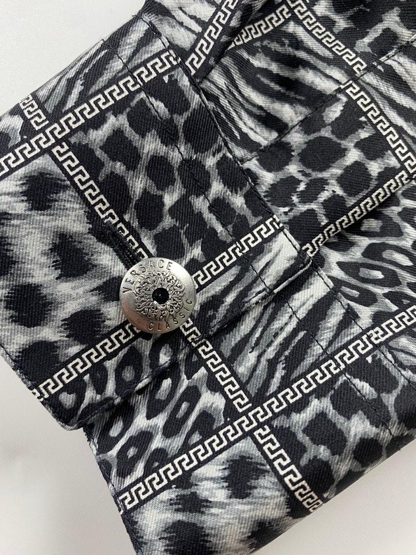 Leopard Print Silk-Blend Shirt