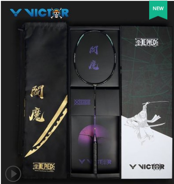 VICTOR ONE PIECE Badminton Racket Enma, Sports Equipment, Sports
