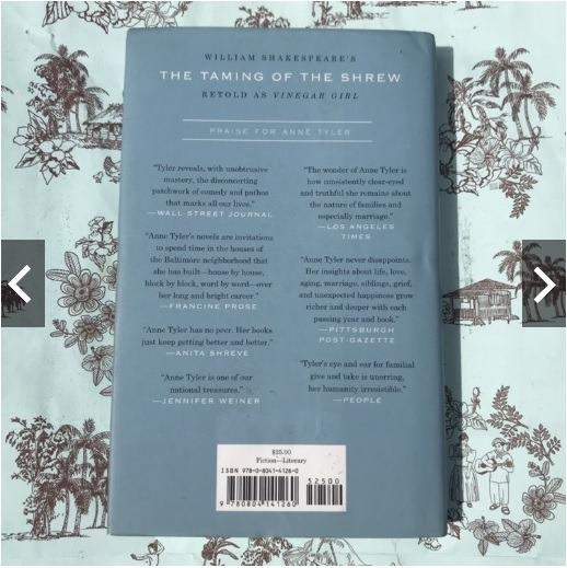 Vinegar Girl A Novel (Hogarth Shakespeare), Hobbies & Toys, Books