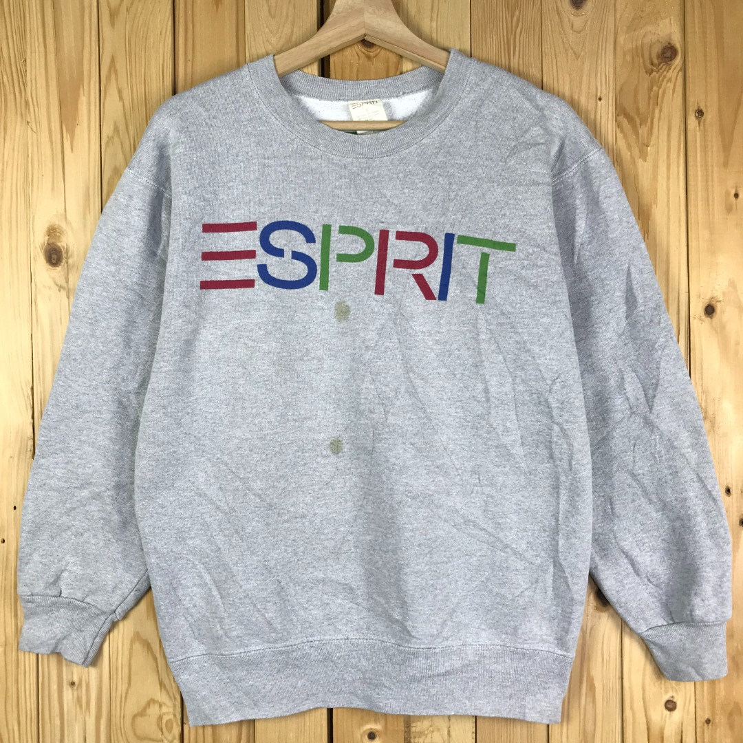 vintage Esprit big printed spellout sweatshirt small Men s