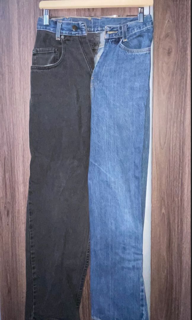 Vintagewknd Half Half Jeans, Women's Fashion, Bottoms, Other Bottoms on