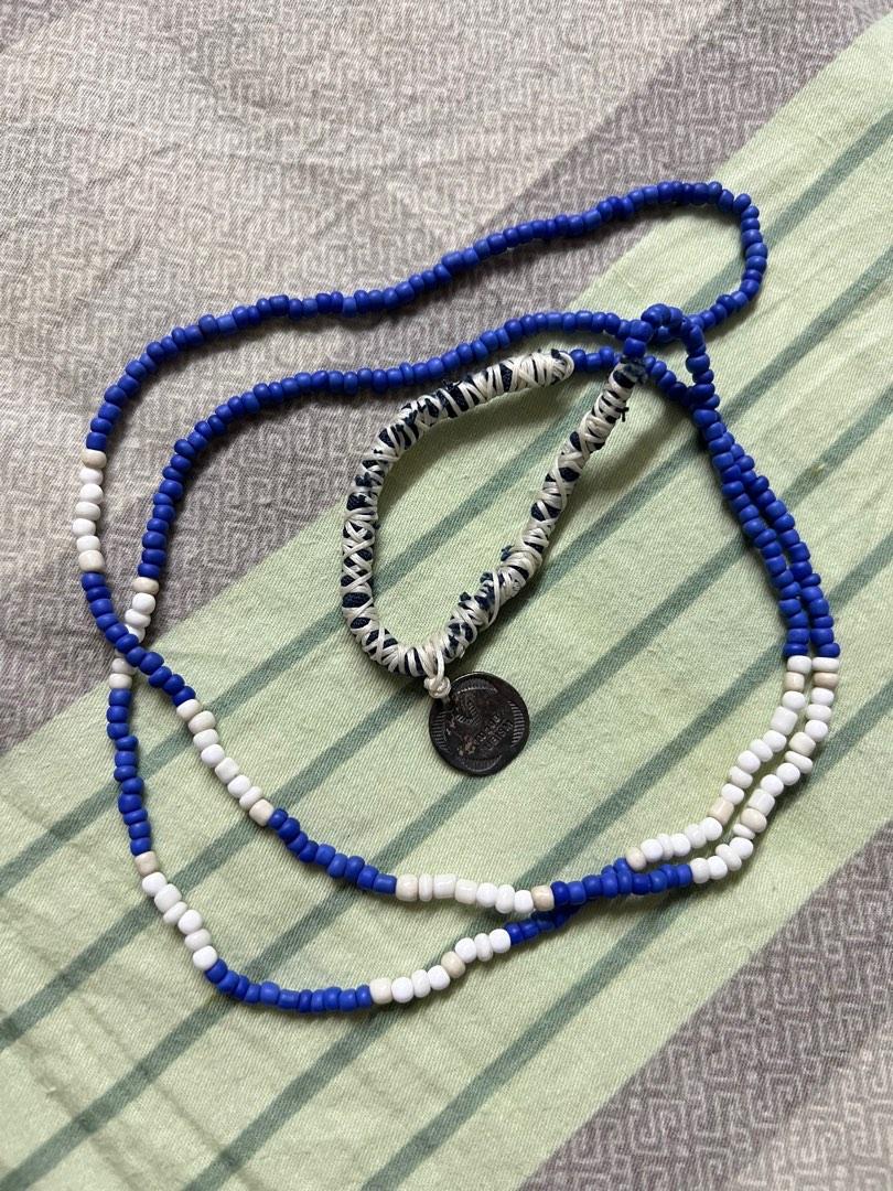 Visvim trade beads necklace vintage收藏品, 男裝, 手錶及配件, 珠寶 