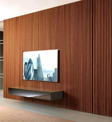 wpc wall fluted panel, Furniture & Home Living, Home Decor, Wall Decor ...