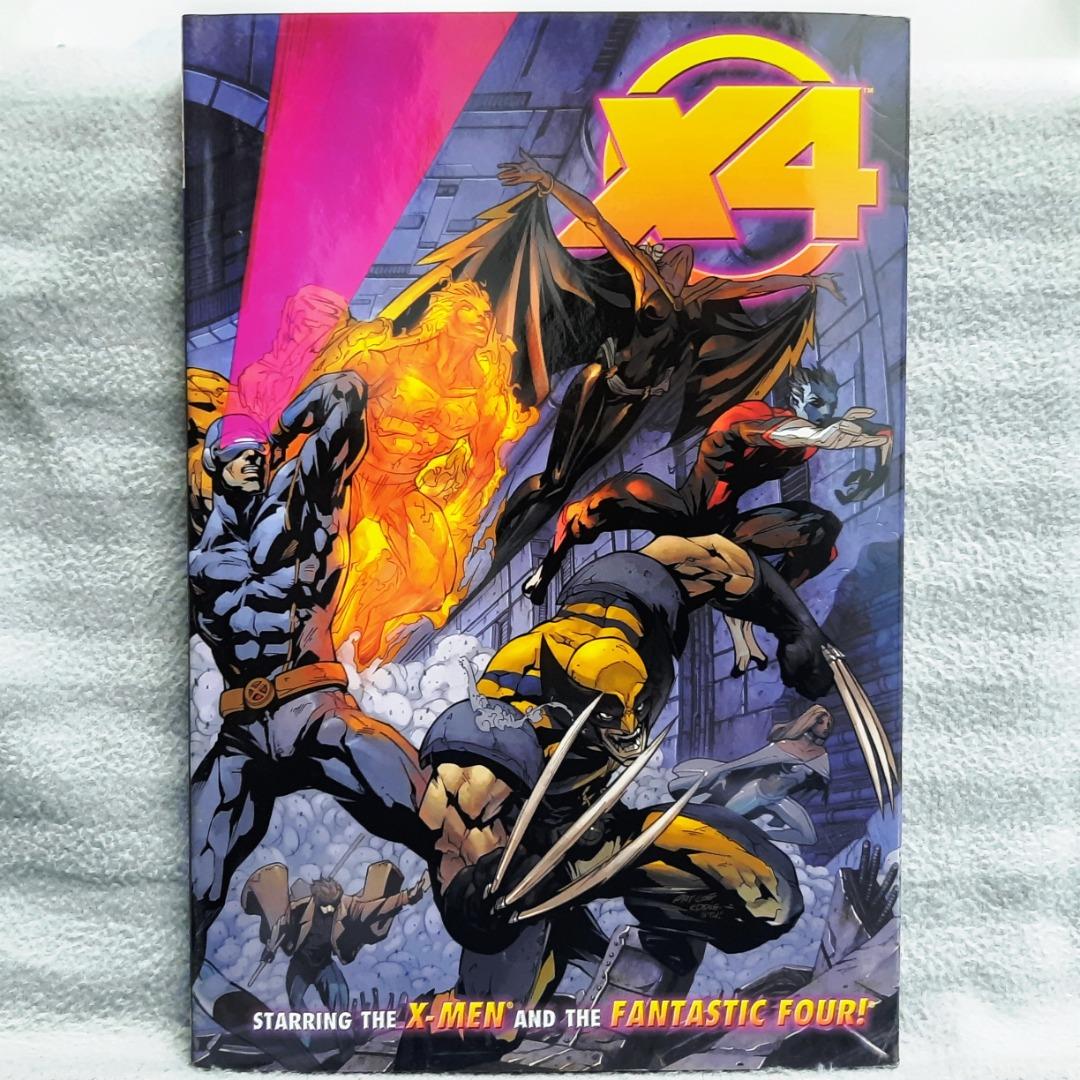 X4 Starring The X Men And Fantastic Four Hc 1 1st Print Marvel Comics Akira Yoshida Pat Lee Hobbies Toys Books Magazines Comics Manga On Carousell