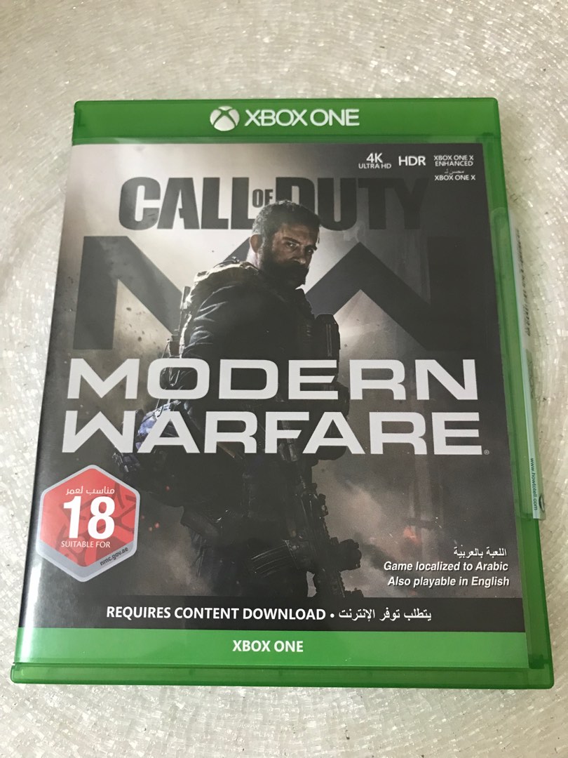 Xbox One Games Call of Duty / COD Modern Warfare, Video Gaming, Video ...