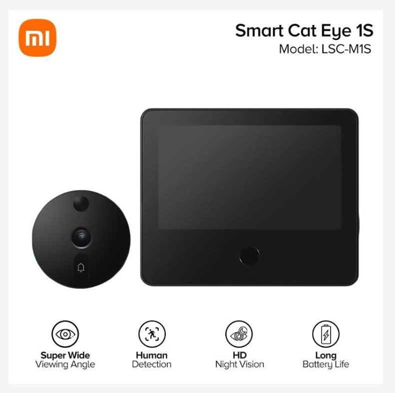 XIAOMI Smart Cat Eye 1S Camera Doorbell, Furniture & Home Living