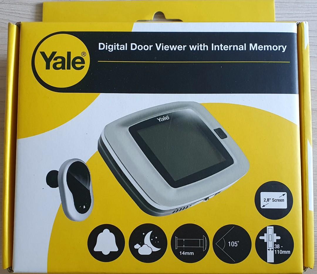 Yale DDV1 Digital Door Viewer, Furniture & Home Living, Security