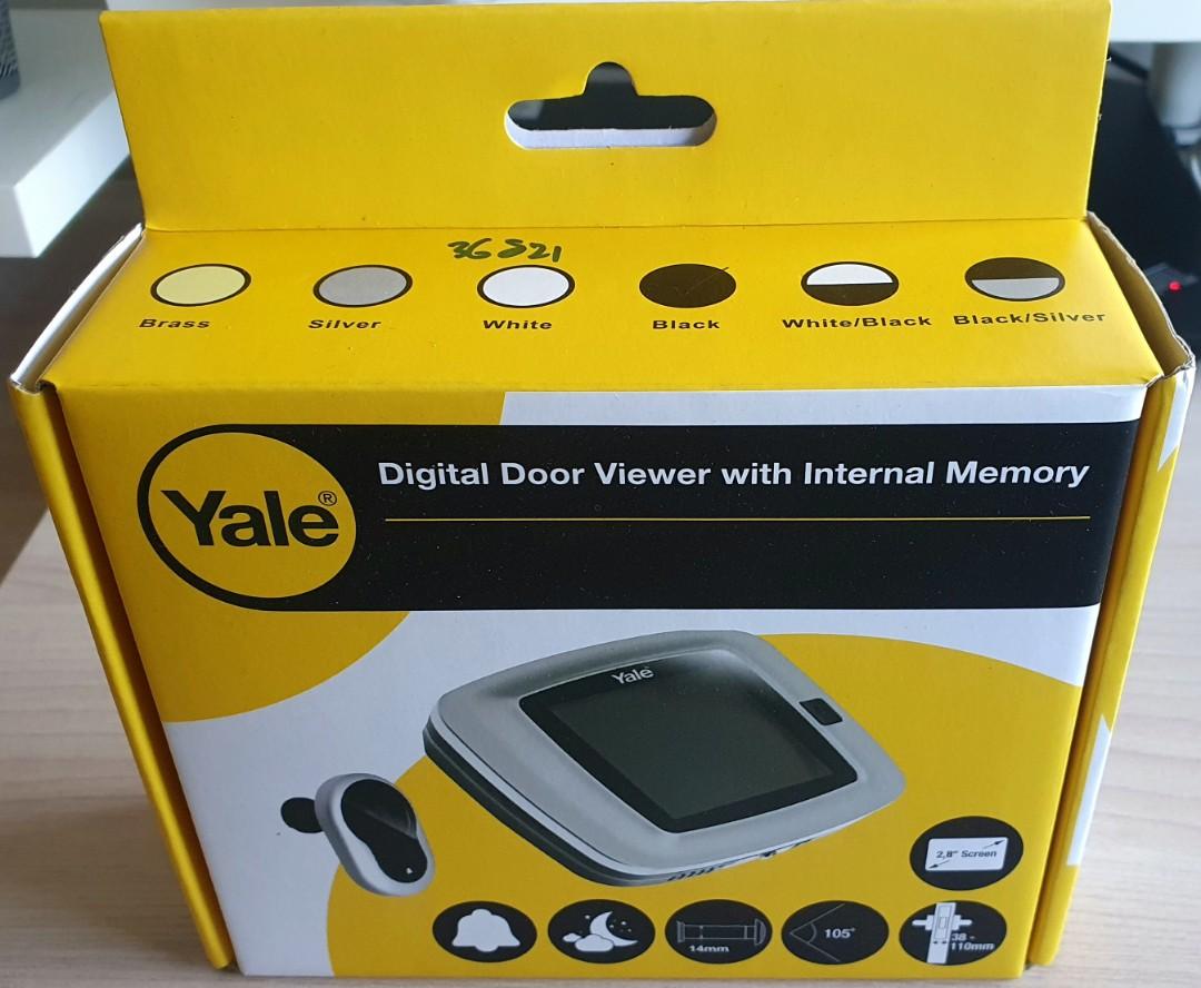Yale DDV1 Digital Door Viewer, Furniture & Home Living, Security
