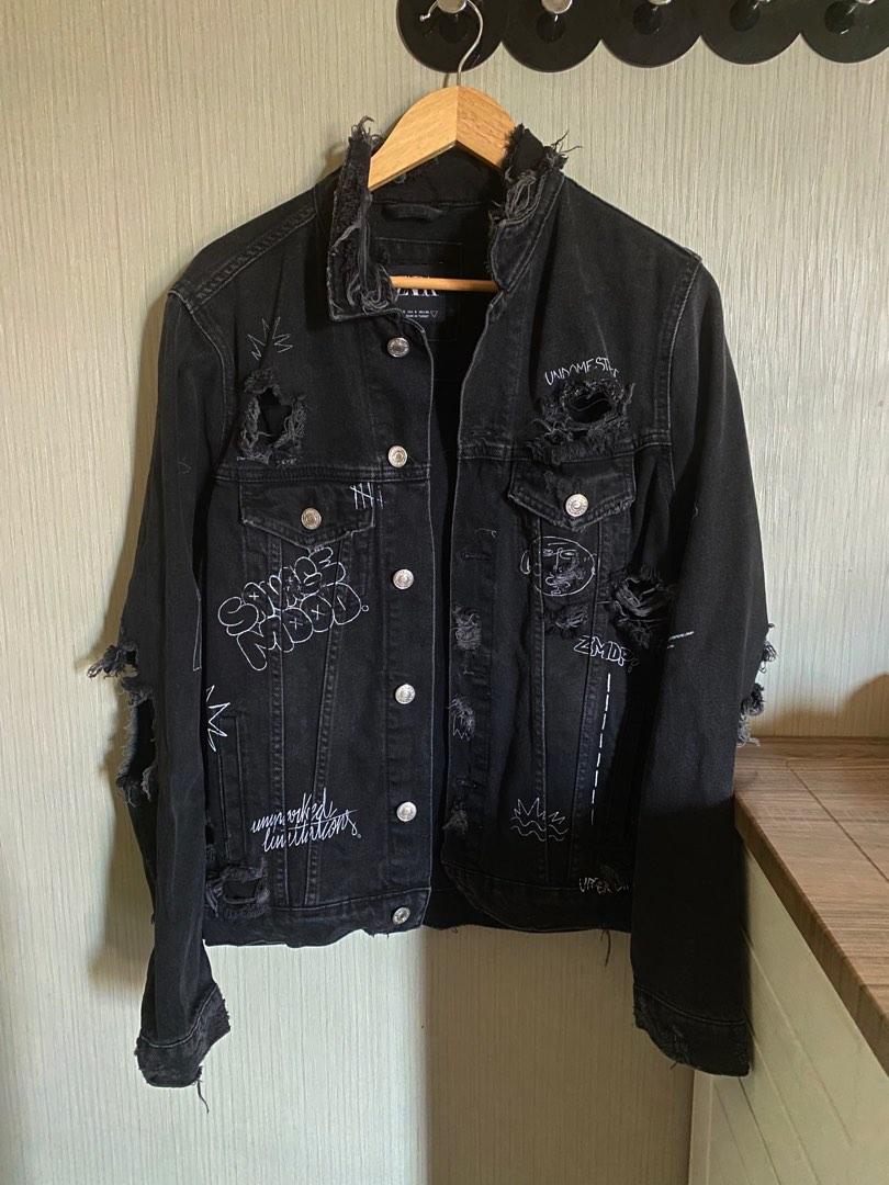 Jaket jeans top zara man