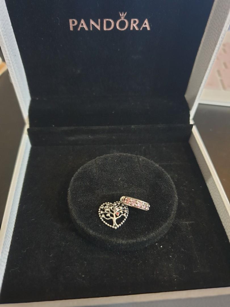 100 Authentic preloved Pandora Pink Family Tree Dangle Charm Women 100-authentic-preloved-pandora-pink-family-tree-dangle-charm-women