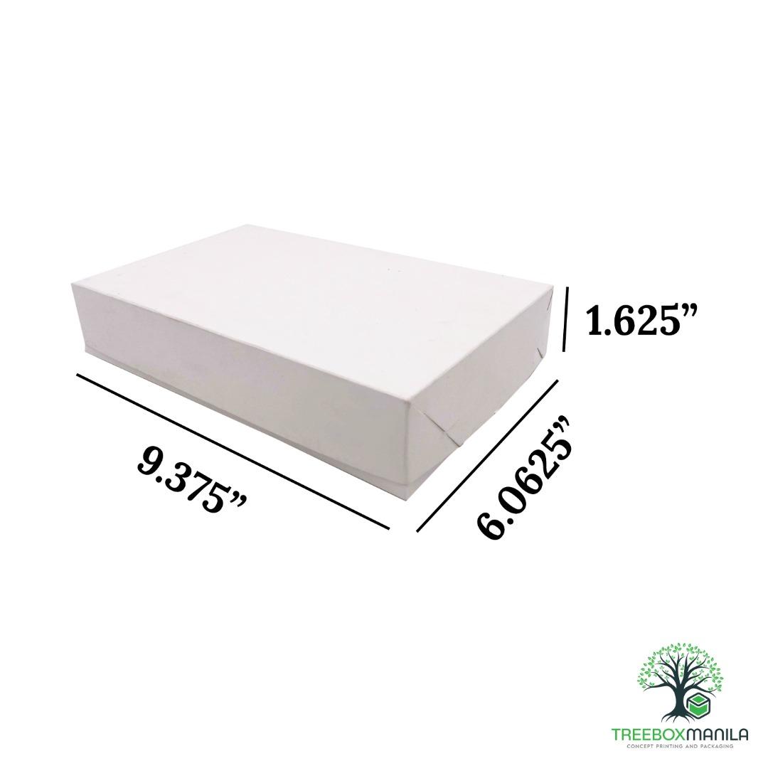 100 pcs. Plain White Food Grade Box Take Out Box, Furniture & Home