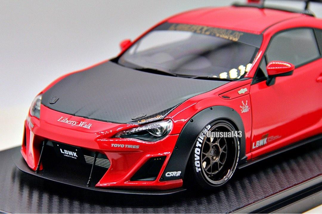 未展示品　イグニッションモデル 1/18 LB nation 86 WORKSミニカー118