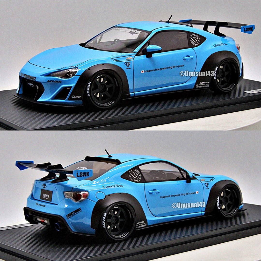 未展示品 イグニッションモデル 1/18 LB nation 86 WORKS-