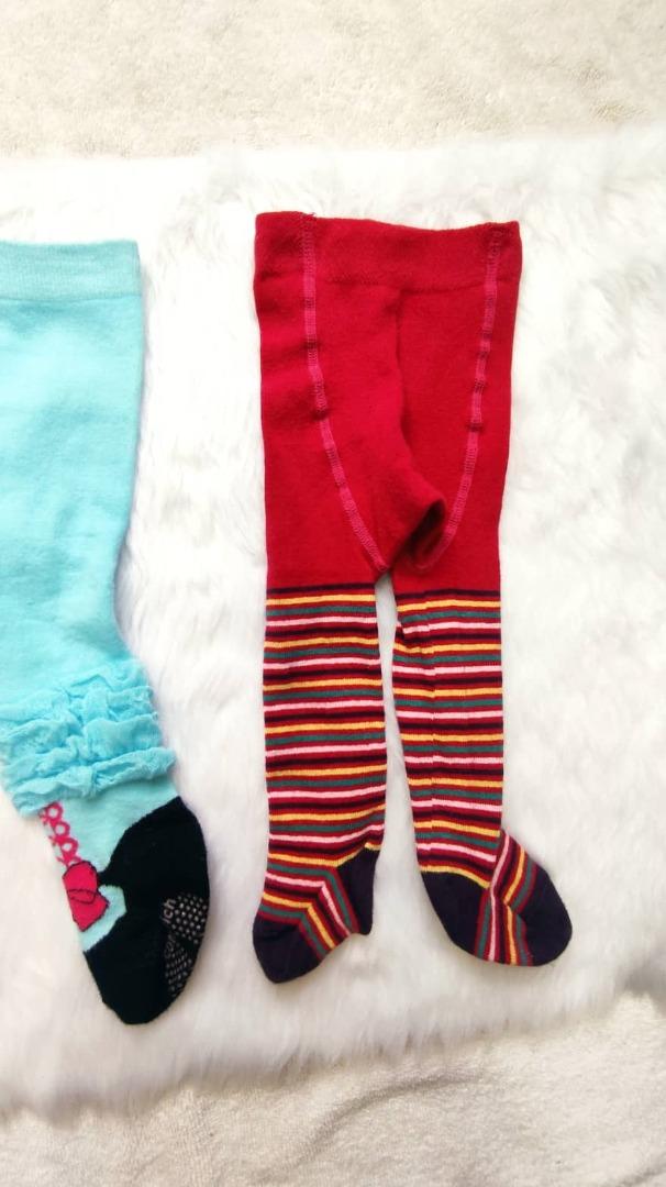 3 Pieces Baby Girl Busha Pants Cotton Leggings Footed Pantyhose
