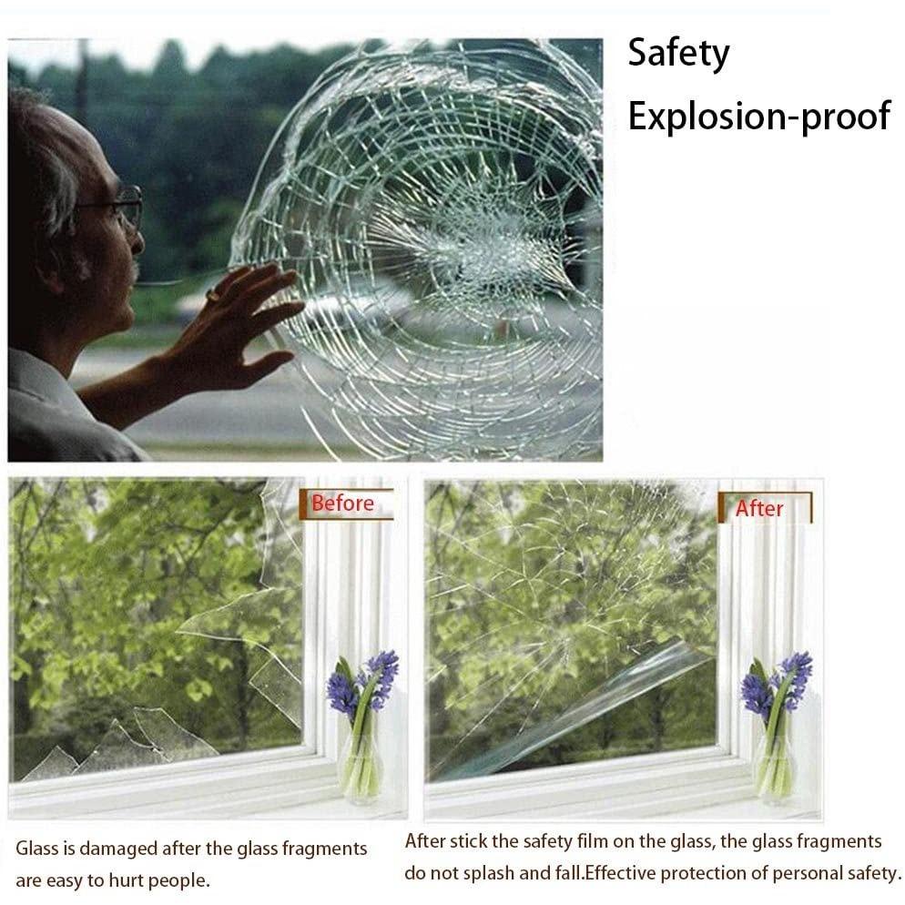 4 MIL SAFETY FILM 防爆 Safety and Security window film, Furniture & Home ...