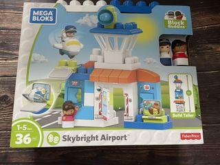 全新- mega bloks fisher price skybright airport 積木 bricks lego