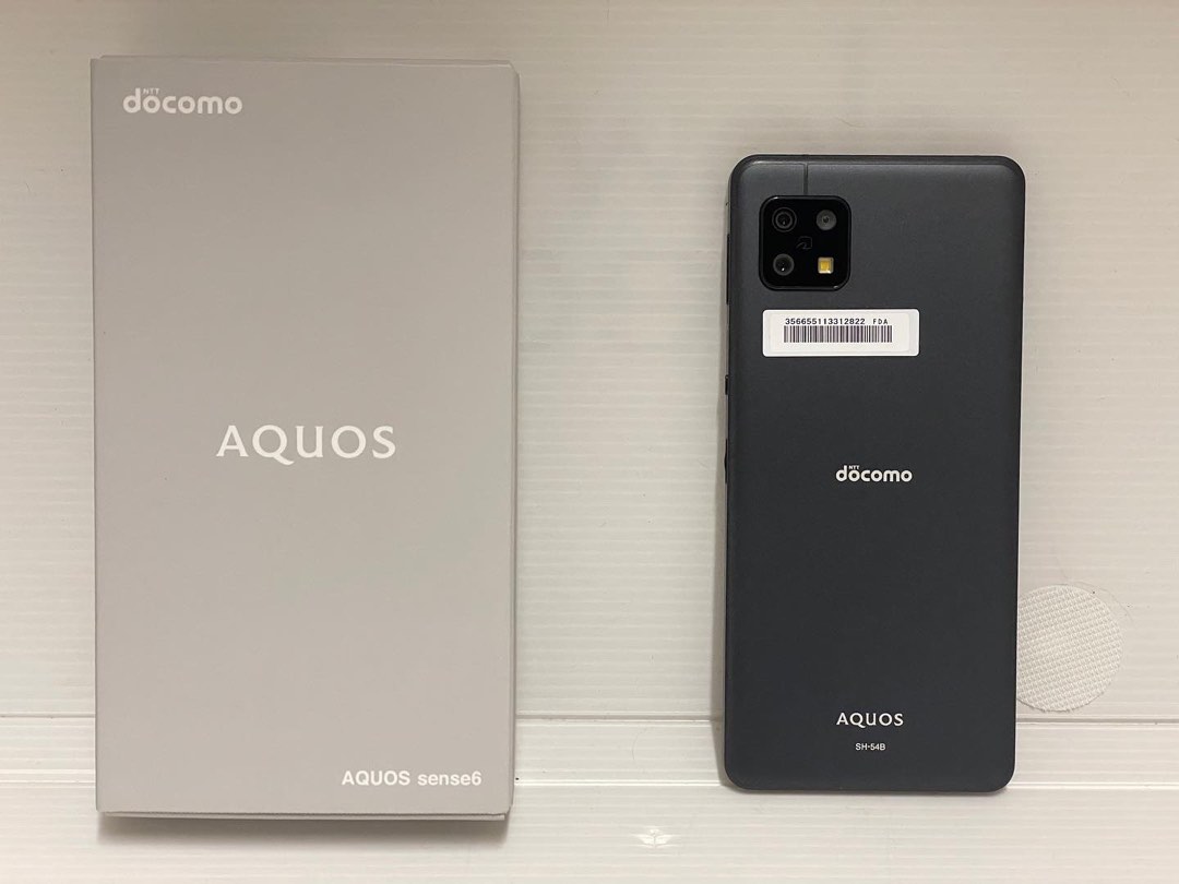 歡迎使用消費券docomo sharp aquos sense 6 sh-54b (1sim) 黒色新品
