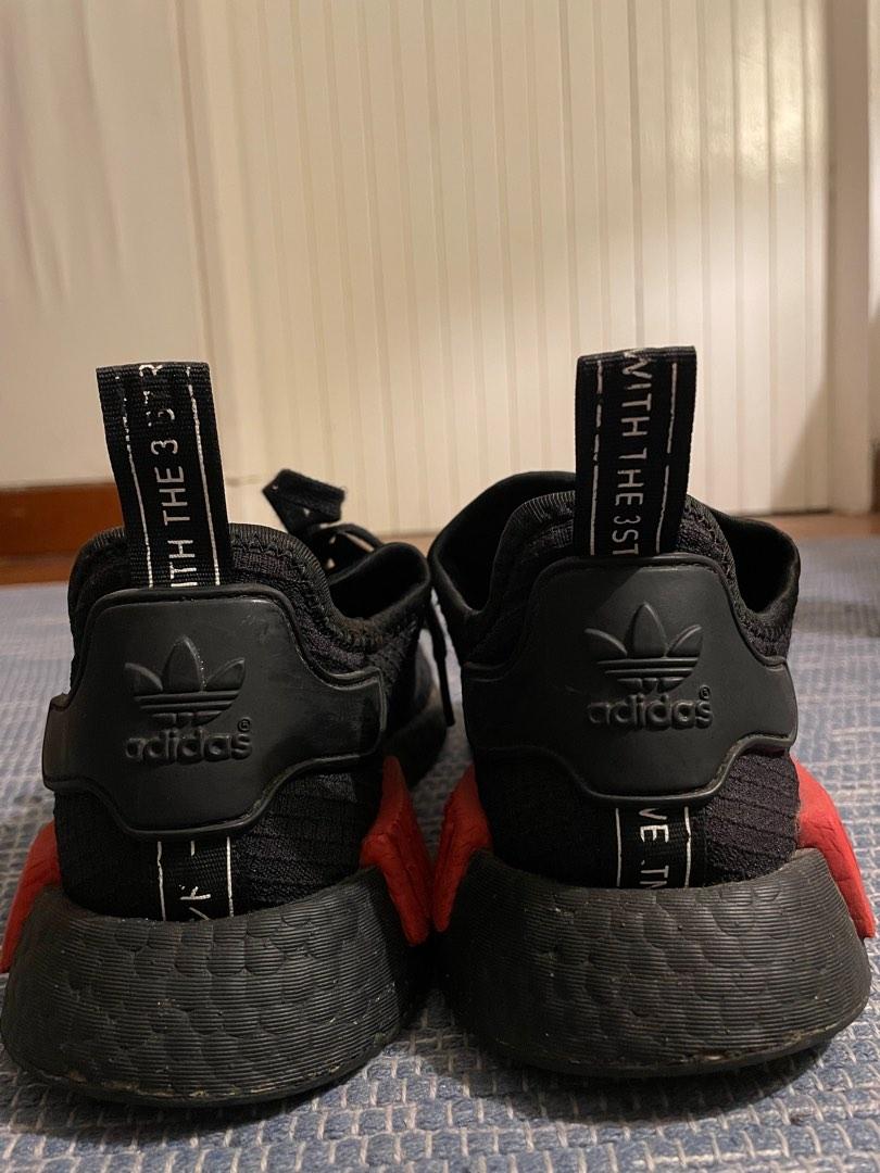 Adidas NMD R1 Black and Red Official