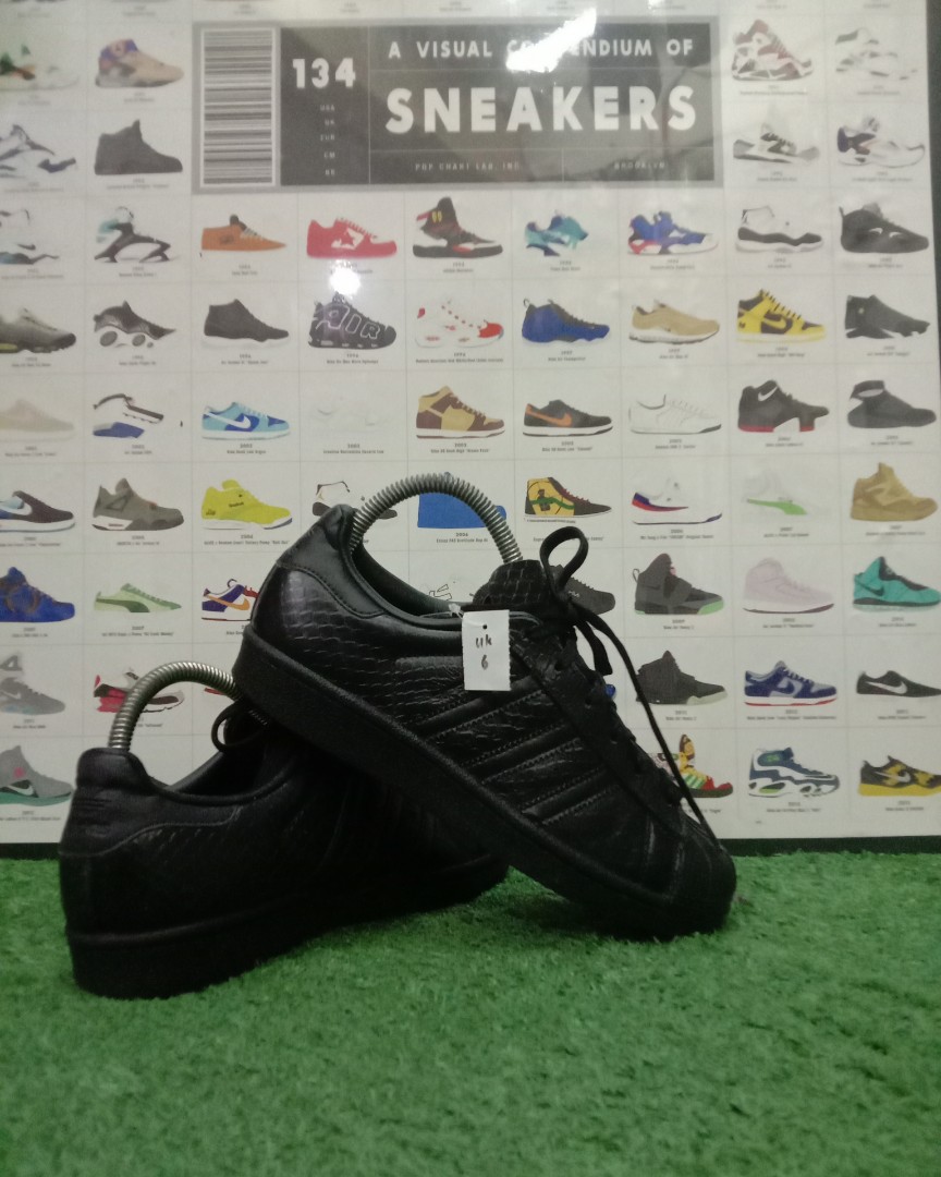 adidas superstar snake black