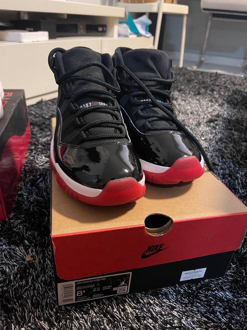 Air Jordan 11 retro Breds Us8.5 Men s Fashion Footwear