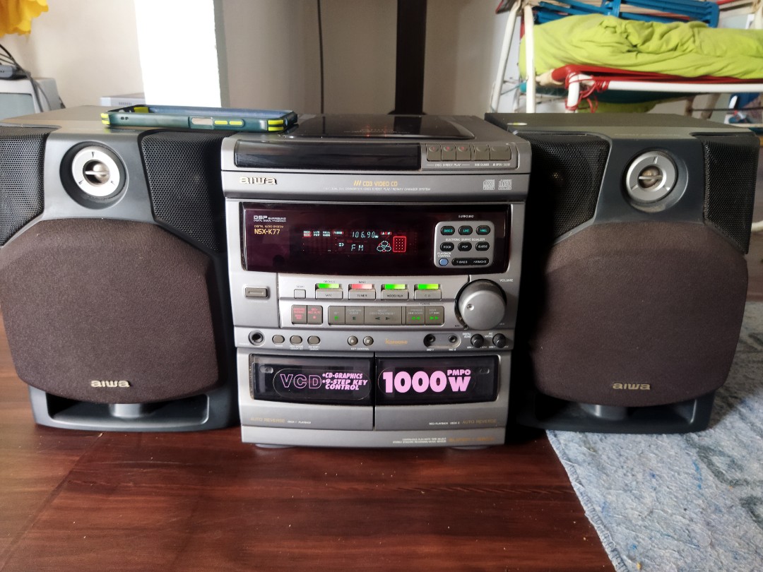 Aiwa nsx-k77, Audio, Soundbars, Speakers & Amplifiers on Carousell