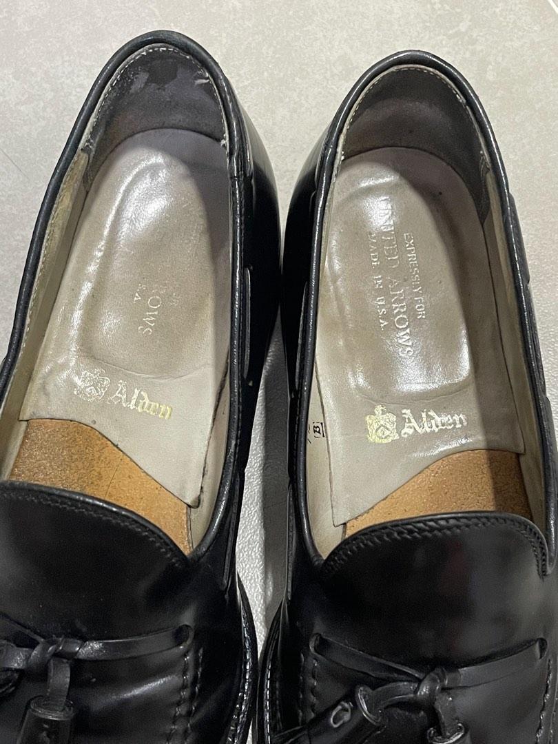 Alden 664 Tassel Moccasin Black Shell Cordovan 7.5D, 男裝, 鞋