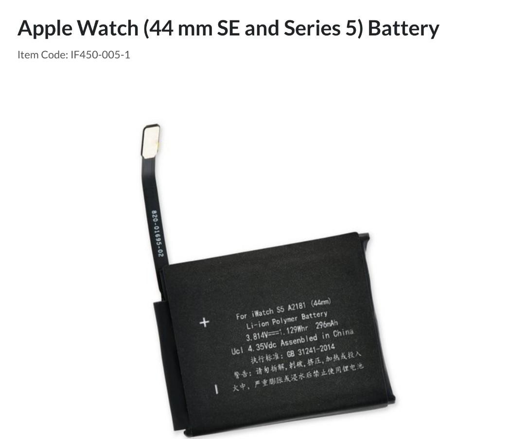 Apple watch battery replacement Series 1 to 6 SE, Computers & Tech