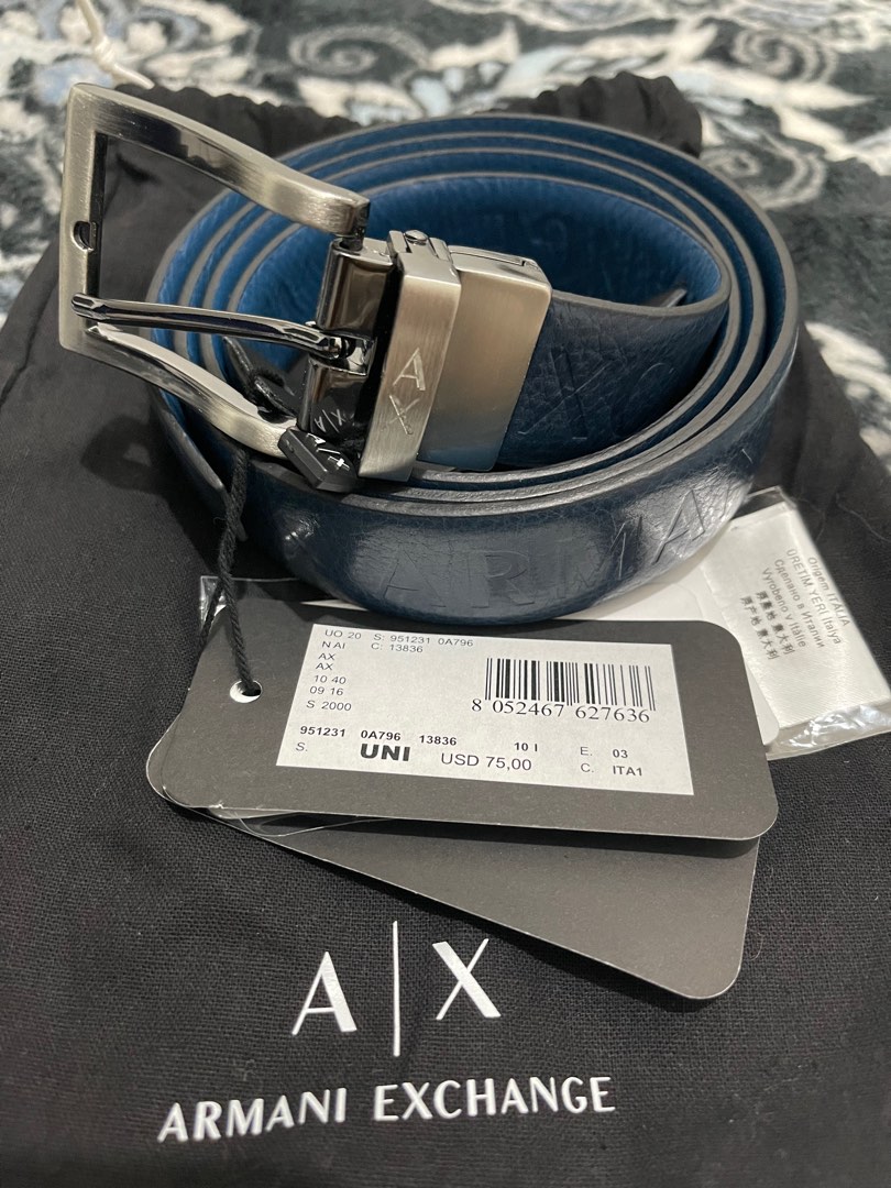Armani Exchange Belt, Men's Fashion, Watches & Accessories, Belts on