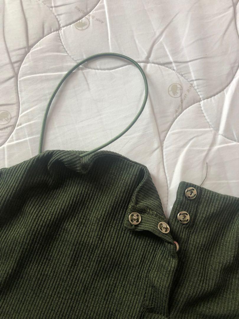 army green high top nikes