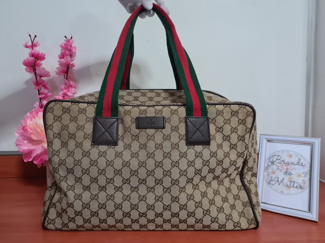 Authentic Gucci Travel bag / duffle bag, Luxury, Bags & Wallets on