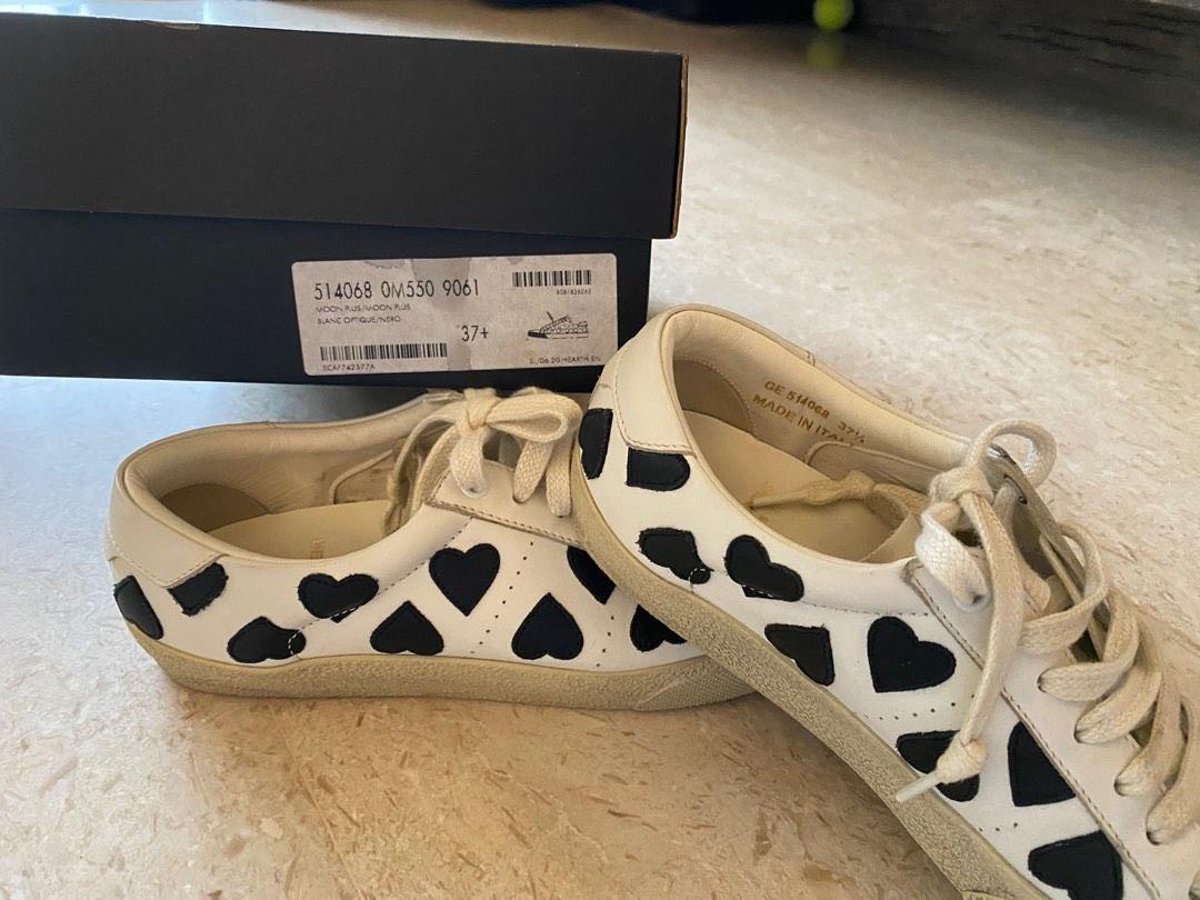 Saint laurent heart sneakers on sale