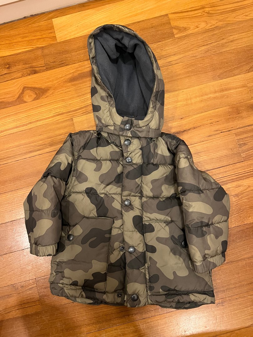 Baby gap camo winter jacket 18 24m Babies Kids Babies Kids