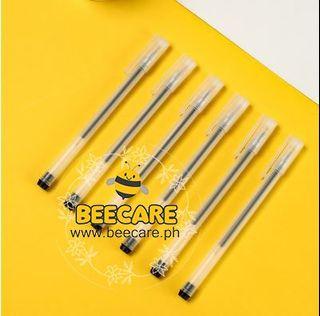 BeeCare Whosale 100 pcs ballpen MUJI ins style Gel Pen Black Ball Pen 0.5mm