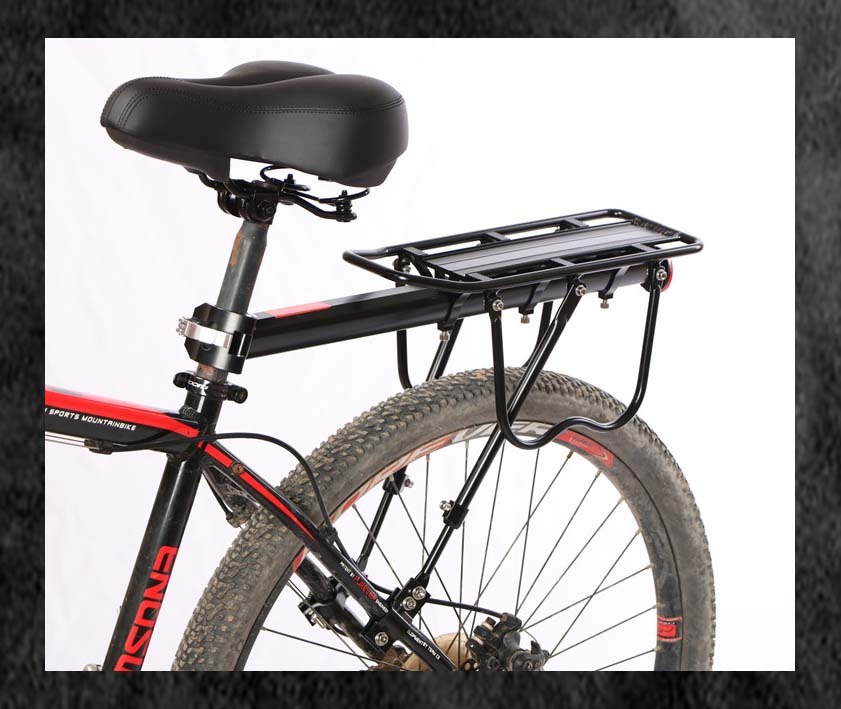Bicycle Luggage Carrier, Powerful 50kg/110lb High Load High Strength
